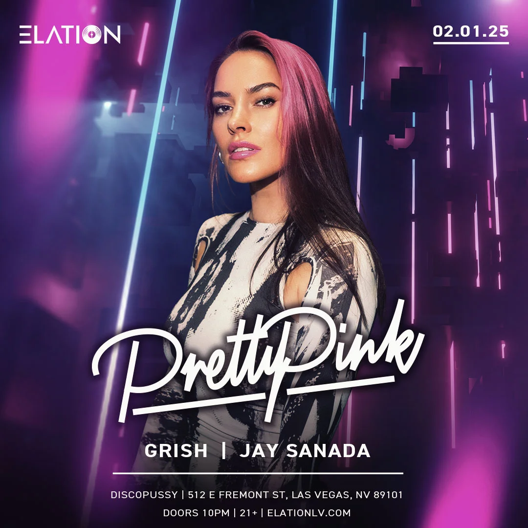 Flyer: Elation Presents Pretty Pink - Support by Grish